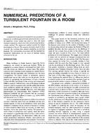 OR-94-06-1 — Numerical Prediction of a Turbulent Fountain in a Room