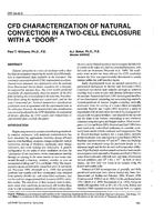 OR-94-06-3 — CFD Characterization of a Natural Convection in a Two-Cell Enclosure with a "Door"