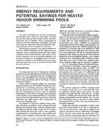 DE-93-12-3 — Energy Requirements and Potential Savings for Heated Indoor Swimming Pools