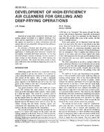 DE-93-13-2 — Development of High-Efficiency Air Cleaners for Grilling and Deep-Frying Operations
