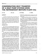 OR-94-07-2 — Condensation Heat Transfer of a Heat Pump System Using the Refrigerant Mixture R-32/R-134a