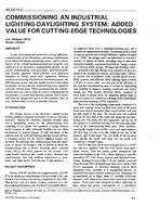 DE-93-15-2 — Commissioning an Industrial Lighting-Daylighting System: Added Value for Cutting-Edge Technologies