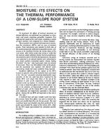 DE-93-16-3 — Moisture: Its Effects on the Thermal Performance of a Low-Slope Roof System