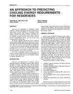 OR-94-09-4 — An Approach to Predicting Cooling Energy Requirements for Residences