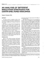 OR-94-11-3 — An Analysis of Different Insulation Strategies for Earth-Sheltered Buildings