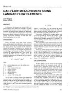 OR-94-15-1 — Gas Flow Measurement Using Laminar Flow Elements