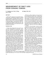 3749 — Measurement of Drift Loss from Cooling Towers