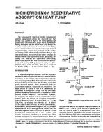 3627 — High-Efficiency Regenerative Adsorption Heat Pump