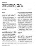 3638 (RP-626) — The CLTD/SCL/CLF Cooling Load Calculation Method