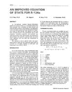 3771 — An Improved Equation of State for R134a