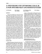 3780 — A Procedure for Optimising Coils in a Run-Around Heat Exchanger System