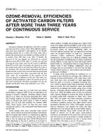 OR-94-18-1 — Ozone-Removal Efficiencies of Activated Carbon Filters After More Than Three Years of Continuous Service