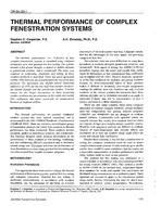 OR-94-20-1 — Thermal Performance of Complex Fenestration Systems
