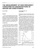 OR-94-21-1 — The Measurement of High Frequency Variations in Concentrations of Indoor Air Constituents