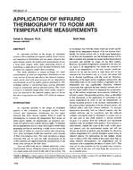OR-94-21-3 — Application of Infrared Thermography to Room Air Temperature Measurements