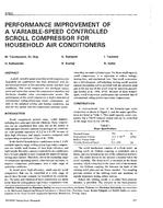 3783 — Performance Improvement of a Variable-Speed Controlled Scroll Compressor for Household Air Conditioners