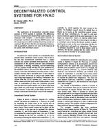 3608 — Decentralized Control Systems for HVAC