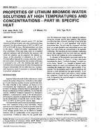 3556 (RP-527) — Properties of Lithium Bromide-Water Solutions at High Temperatures and Concentrations – Part 3: Specific Heat