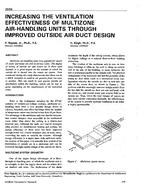 3566 — Increasing the Ventilation Effectiveness of Multizone Air-Handling Units Through Improved Outside Air Duct Design