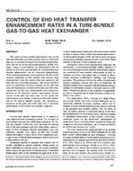 NO-94-02-3 — Control of EHD Heat Transfer Enhancement Rates in a Tube-Bundle Gas-to-Gas Heat Exchanger