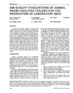 BA-92-01-4 — Air Quality Evaluations of Animal Room Facilities Utilised for the Production of Laboratory Mice
