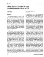 NO-94-05-2 — Condensation of R-113 on Enhanced Surfaces