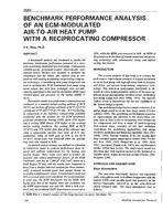 3584 — Benchmark Performance Analysis of an ECM-Modulated Air-to-Air Heat Pump with a Reciprocating Compressor