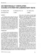 NO-94-10-3 — An Individually Ventilated Caging System for Laboratory Rats