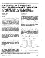 3591 — Development of a Generalized Model for Performance Evaluation of Packed-Type Liquid Sorbent Dehumidifiers and Regenerators (RP-298)