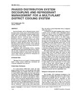 NO-94-15-4 — Phased Distribution System Decoupling and Refrigerant Management for a Multi-Plant District Cooling System