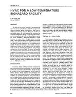 NO-94-18-4 — HVAC for a Low-Temperature Biohazard Facility
