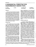 AN-92-06-3 — A Residential Fenestration Performance Design Tool