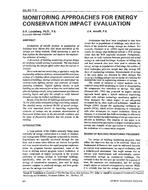 AN-92-07-3 — Monitoring Approaches for Energy Conservation Impact Evaluation