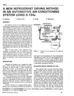 3657 — A New Refrigerant Drying Method in an Automotive Air Conditioning System Using R-134a