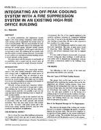 AN-92-14-3 — Integrating an Off-Peak Cooling System with a Fire Suppression System in an Existing High-Rise Office Building