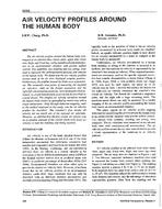 3666 — Air Velocity Profiles Around the Human Body