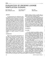3668 — Evaluation of Smoking Lounge Ventilation Designs