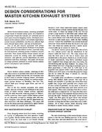 AN-92-16-2 — Design Considerations for Master Kitchen Exhaust Systems