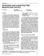 AN-92-18-1 — Designing and Constructing Mildew-Free Hotels