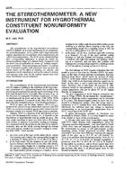 3435 — The Stereothermometer:  A New Instrument for Hygrothermal Constituent Nonuniformity Evaluation