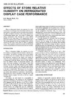 3686 (RP-596) — Effects of Store Relative Humidity on Refrigerated Display Case Performance