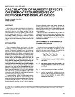 3687 (RP-596) — Calculation of Humidity Effects on Energy Requirements of Refrigerated Display Cases