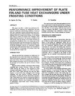 CH-93-02-4 — Performance Improvement of Plate Fin-and-Tube Heat Exchangers Under Frosting Conditions