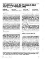 CH-93-05-4 — Commissioning to Avoid Indoor Air Quality Problems