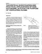 CH-93-08-2 — Theoretical Investigation and Practical Applications of Non-Isothermic Jets for the Purpose of Ventilating Rooms