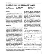 CH-93-10-2 — Modeling of Ice-Storage Tanks