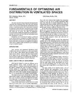 CH-93-12-2 — Fundamentals of Optimizing Air Distribution in Ventilated Spaces