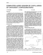 3450 — Computer-Aided Design of Capillaries of Different Configurations