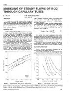 3451 — Modeling of Steady Flows of R-22 Through Capillary Tubes