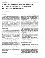 CH-93-15-2 — A Comparison of Boiler Control Strategies for Steam-Heated Multifamily Buildings